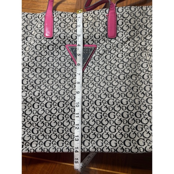 Guess Beige and Pink Tote Bag - Picture 8 of 9